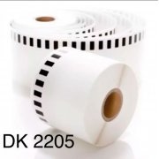 Etiqueta Compativel DK2205 Brother Etiqueta contínua 62mm x 30 metros