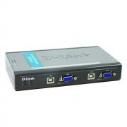 D-Link Switch KVM USB 4 Portas Automatic ** 2 Cabos inclusos