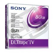 Fita DLT4 Sony Capacidade: 40 / 80GB, Largura Máxima de Suporte: 12,65 mm