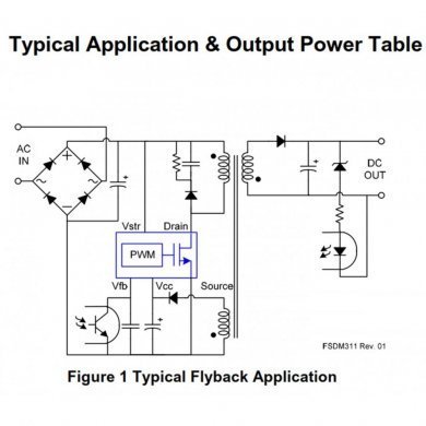 DM311 CI FSDM311 FPS PWM SenseFET DIP8 (Kit 3x und)