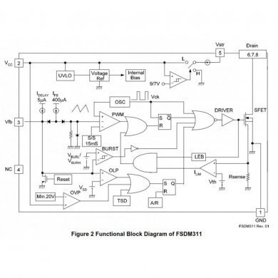DM311 CI FSDM311 FPS PWM SenseFET DIP8 (Kit 3x und)