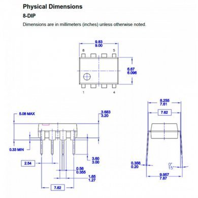 DM311 CI FSDM311 FPS PWM SenseFET DIP8 (Kit 3x und)