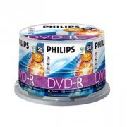 Mídia DVD-R Philips 4.7GB 120 minutos 1/ Tipo: DVD-R (Gravável), Capacidade: 4.7GB 120 Minutos, Velocidade: 1/