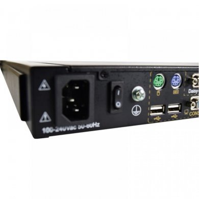 D-Net Gaveta KVM LCD 17 Polegadas 1U 8 Portas VGA