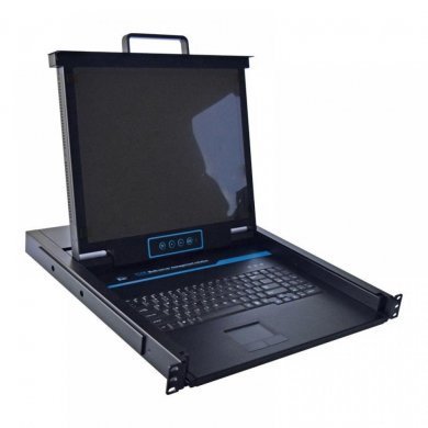 DN-KVM-1016 D-Net Gaveta KVM LCD 17 Polegadas 1U 16 Portas