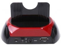 DOCK-875 Dock Station para 2 HD SATA e IDE USB 2.0