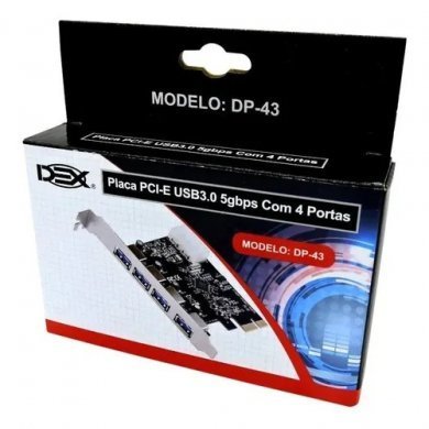 DP-43 Dex Placa USB 3.0 PCI Express