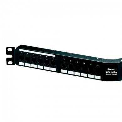 DPA246X88TGY Panduit PATCH PANEL 24 PORTAS RJ45 CAT6A 10 GIGA