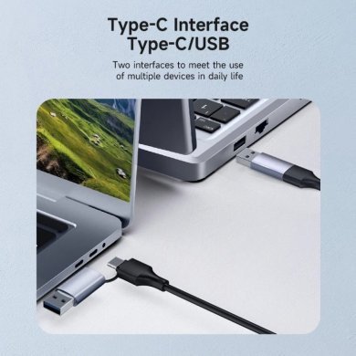 Hagibis adaptador USB 3.0 2x HDMI 4K 60Hz