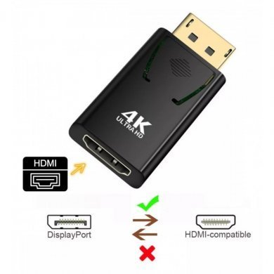 DPM-HDMIF Conversor Displayport M para HDMI F