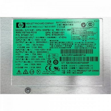 DPS-1200FB-1 Fonte redundante HP 1200W para servidores Proliant