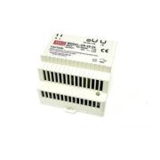 Fonte compatível DR-4524 24V 2A 45W trilho DIN entrada 100-240VAC