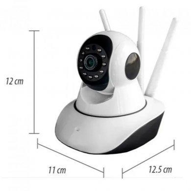 Câmera IP PAM/TILT HD 3 antenas com IR 1/4 CMOS