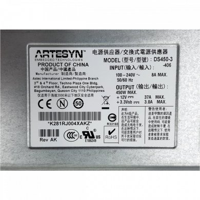 Artesyn Fonte 450W 80Plus Platinum