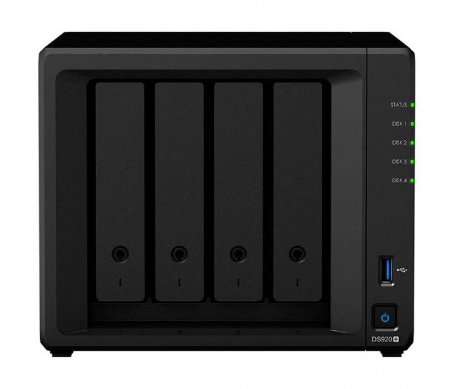 【メモリ20GB増設済】Synology DS920+4ベイNAS 正規代理店品 DS920+ Synology NAS 4 Baias SATA até 64TB