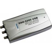 Osciloscópio Analógico Digital PC HANTEK 2 Canais USB 1.0/2.0 200Mhz 200MS/s, Duplo Canal + Canal Trigger, Taxa de Amostragem Total (Tempo R