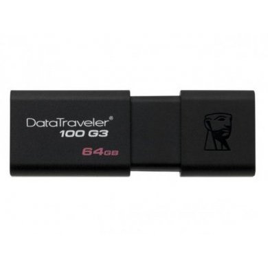 DT100G3/64GB Pen Drive Kingston 64GB DataTraveler 100