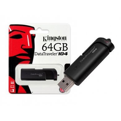 DT104/64GB Kingston Pen Drive 64GB Datatraveler 104
