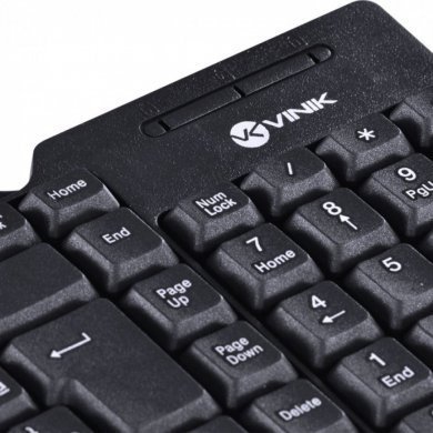 Vinik teclado compacto USB preto ABNT2 1.8m