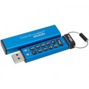 Kingston Pen drive 16GB DataTraveler® 2000 256Bit AES USB 3.0 Com teclado numerico para senha Keypad Hardware Encrypted