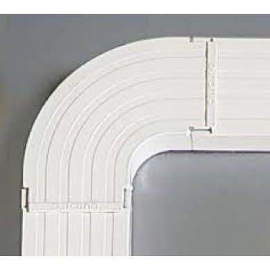 DT38640.30 Dutotec CURVA HORIZONTAL 90 R30 25MM PLANA LISA