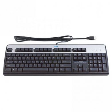 DT528A Teclado HP ABNT USB Cor Preto e Cinza