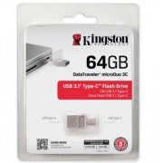 Pen Drive Kingston DT Micro Duo 64GB USB e Micro USB 3.1 OTG