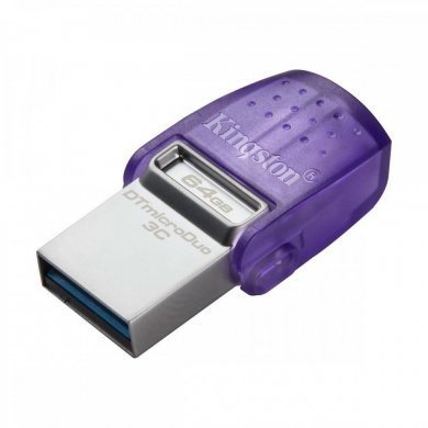 DTDUO3CG3/64GB Kingston Pen Drive 64GB DT microDuo 3C dual USB
