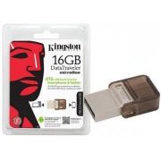 Pen Drive Kingston Micro Duo 16GB USB e Micro USB 2.0 OTG