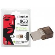 Pen Drive Kingston Micro Duo 8GB USB e Micro USB 2.0 OTG