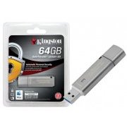 Pen Drive Kingston Criptografia 64GB DataTraveller Locker+ G3 USB 3.0