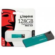 Pendrive Kingston mini USB 3.0 128GB DataTravaleller Cor: Verde