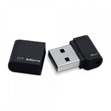 Pen Drive Kingston DT Micro 8GB Preto