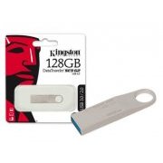 Kingston Pen Drive 128GB DataTraveler 3.0 - Prata
