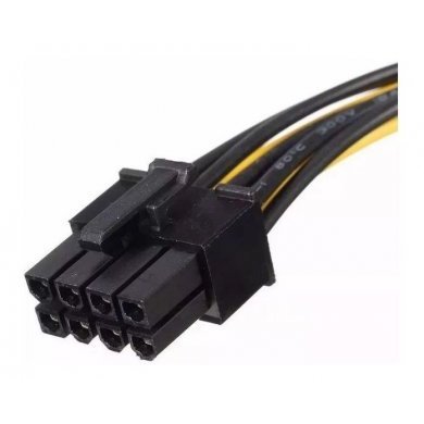 DUAL6PIN/8PIN Cabo de Energia Dual 6 Pinos para 8 Pinos 15cm