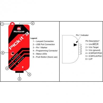 DV164131 PICkit 3 Genuino Debug Express Microchip