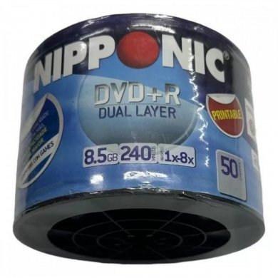Nipponic MÍDIA DVD+R DL 8.5GB 50 Unidades