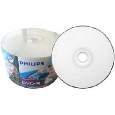 DVDDual8Print Mídia DVD+R Dual Layer Philips 8.5GB