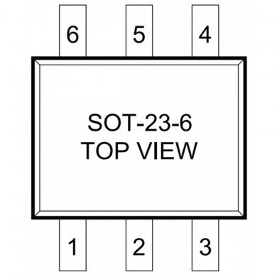DW01A-G CI DW01A battery protection SOT6 SMD (Kit 5x und)