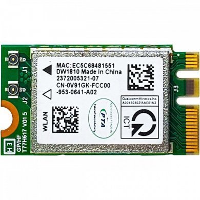 DW1810 Placa wifi Atheros QCNFA435 Dual Band BT 4.1
