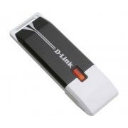 Adaptador Wireless D-Link USB 300mbps 802.11N Com duas Antenas integradas Segurança WEP 64/128 bits