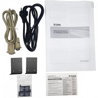 D-Link wireless switch 24x Giga PoE 4x SFP 10GB L2+