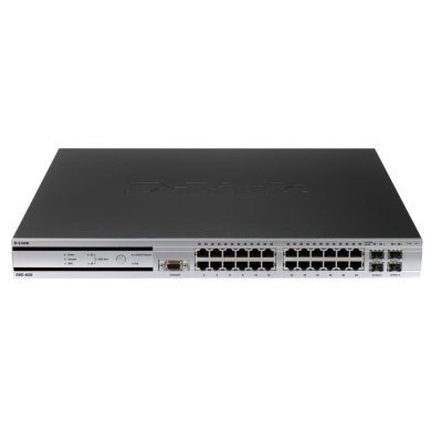 DWS-4026 D-Link wireless switch 24x Giga PoE 4x SFP 10GB L2+