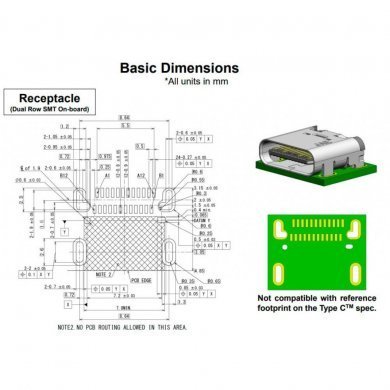 JAE CONECTOR USB TYPE-C DX07 Series