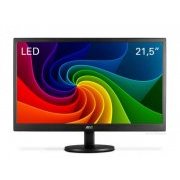AOC Monitor LED 21.5 Polegadas Full HD Widescreen Tempo de Resposta 5ms Furaçao para Suporte de Parede