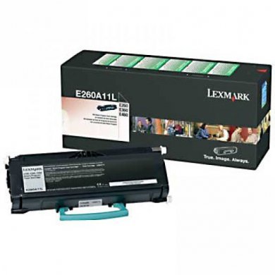 E260A11B Lexmark Toner Preto 3.500 páginas