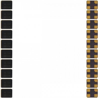 Cristal oscilador 48.000 48MHz 8pF 30ppm (Kit 10x)