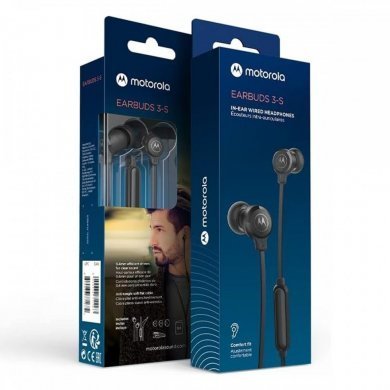 Motorola Fone de ouvido Earbuds 3-S preto