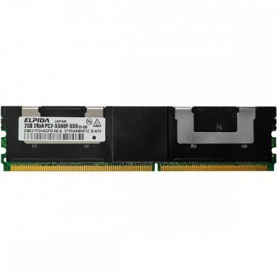 Memória Elpida 2GB PC2-5300F DDR2 ECC FBDIMM 667MHz