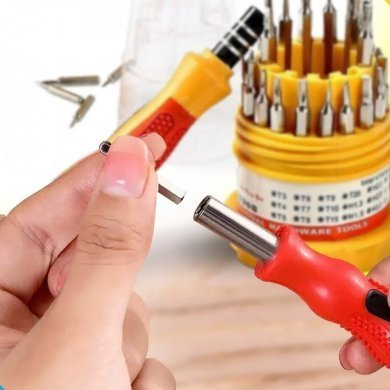 Ecooda mini kit chaves de precisão com 30 ponteiras